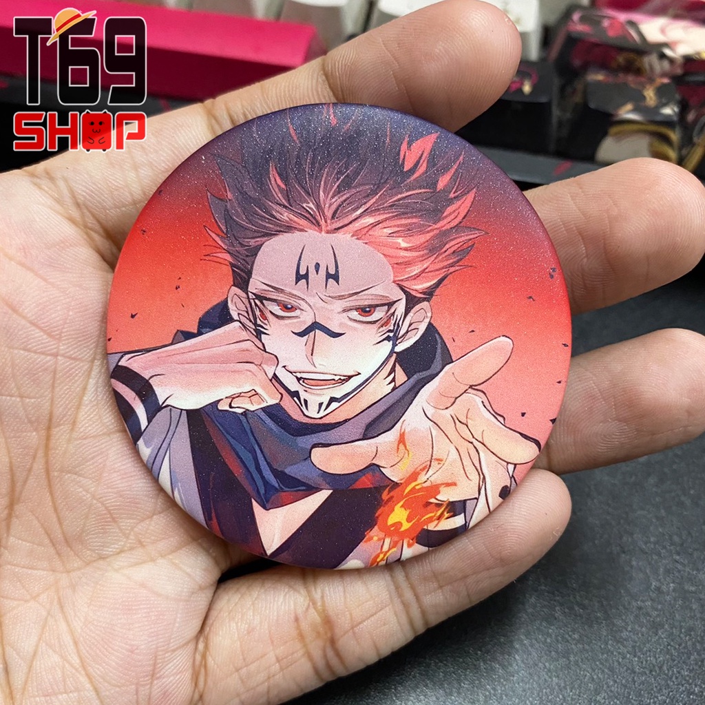 [8 mẫu] Huy hiệu anime Jujutsu Kaisen (Size 5.8cm)