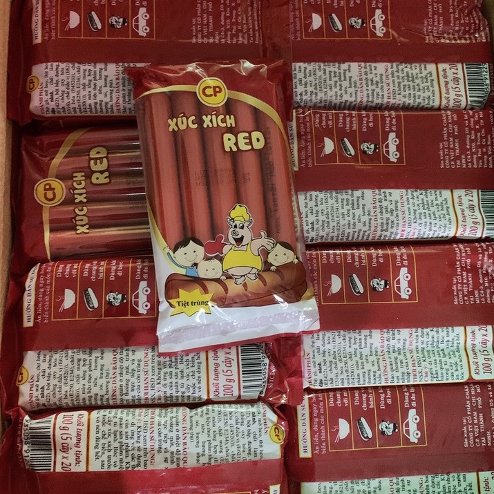 Xúc Xích Ăn Liền Red CP Tiệt Trùng Gói 100g | BigBuy360 - bigbuy360.vn