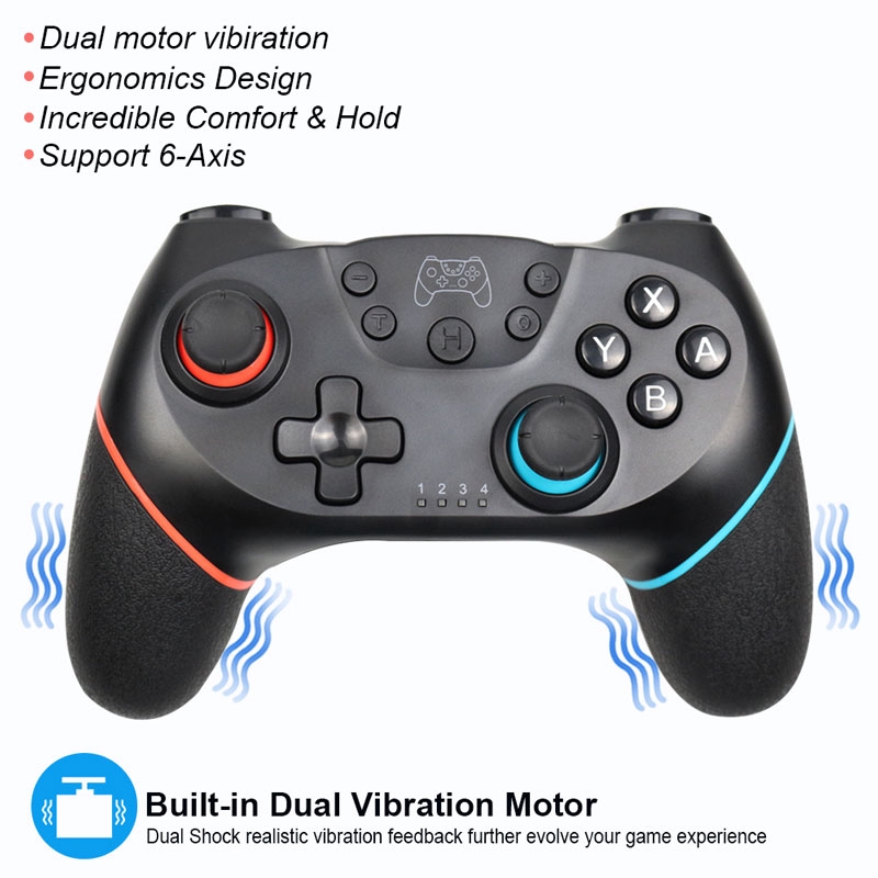 Tay Cầm Chơi Game Bluetooth Không Dây Chuyên Dụng Dành Cho Nintendo Switch Pro Ns-Switch Pro