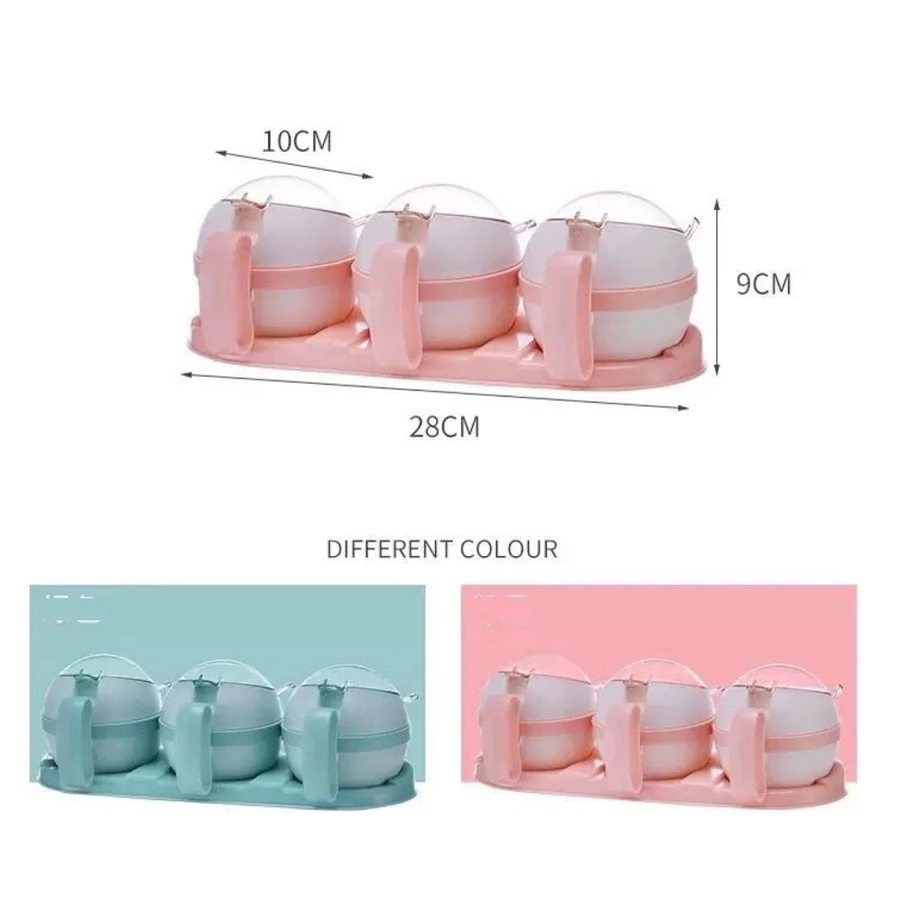 Sét 3 Hũ Đựng Gia Vị SonTai Cao Cấp