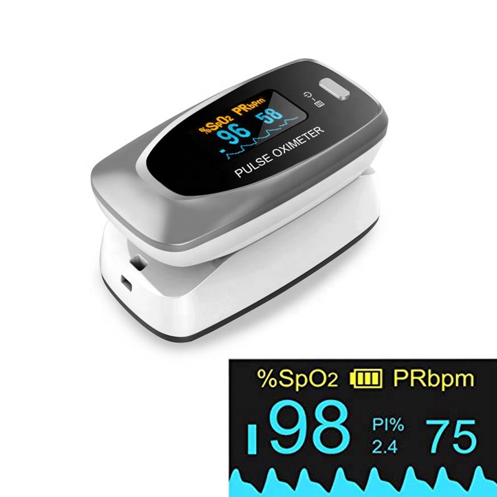 Máy đo nồng độ oxy trong máu SpO2 Contec CMS50D2 màn hình OLED