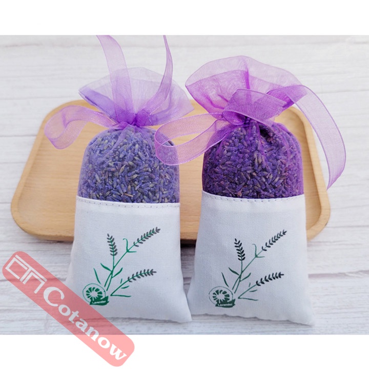 Túi Thơm Để Phòng Nụ Hoa Khô Oải Hương Lavender Túi Thơm Để Tủ Quần Áo COTANOW