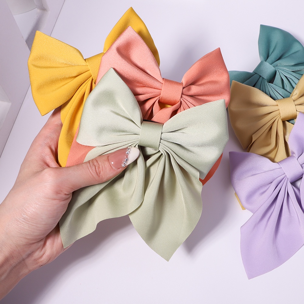 Kẹp tóc KIDSBOWS đính nơ ruy băng lớn thời trang cho nữ