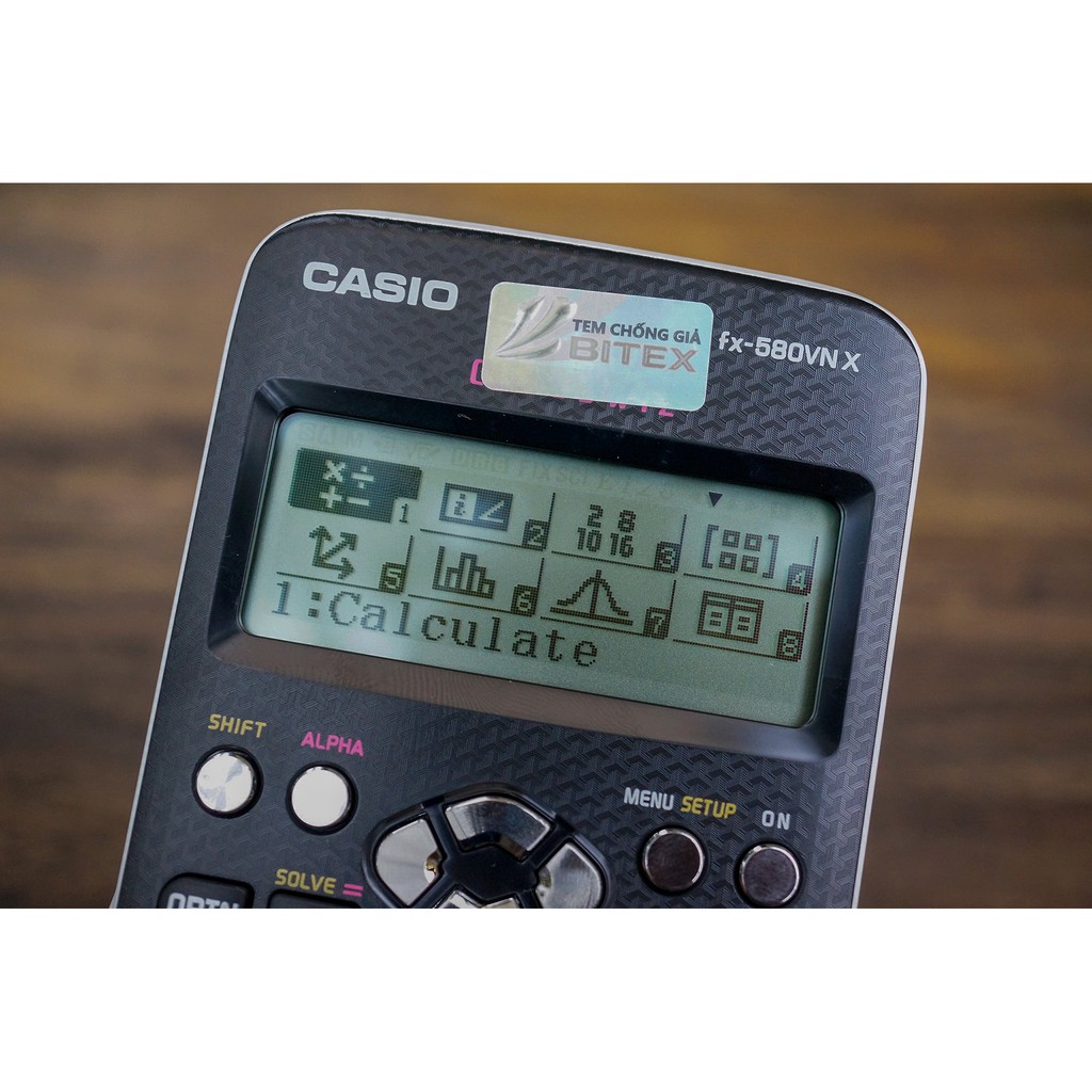 Máy tính Casio FX 580VN X (Casio 580)  - QR Code - B/h 7 năm - N/k Bitex