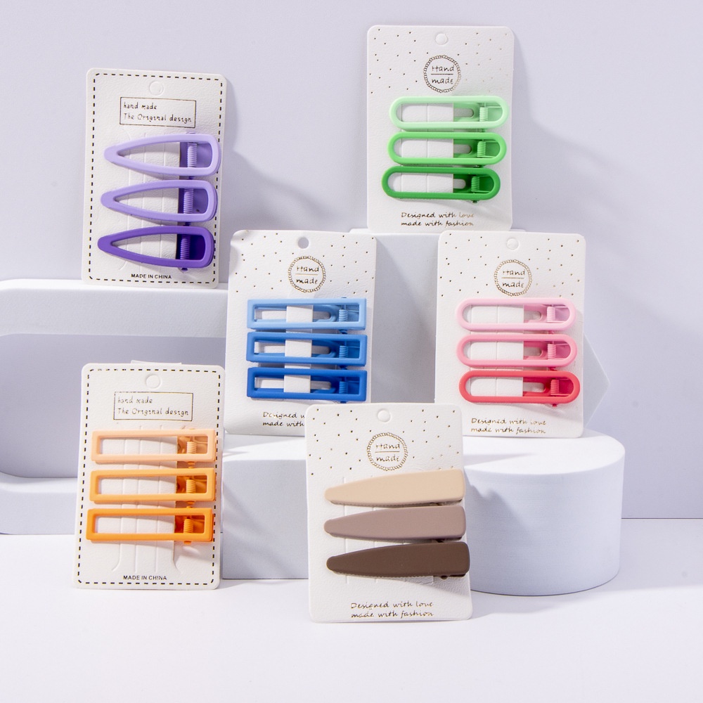 Combo 3 kẹp tóc mái đầy màu sắc cho mùa hè đầy sắc màu