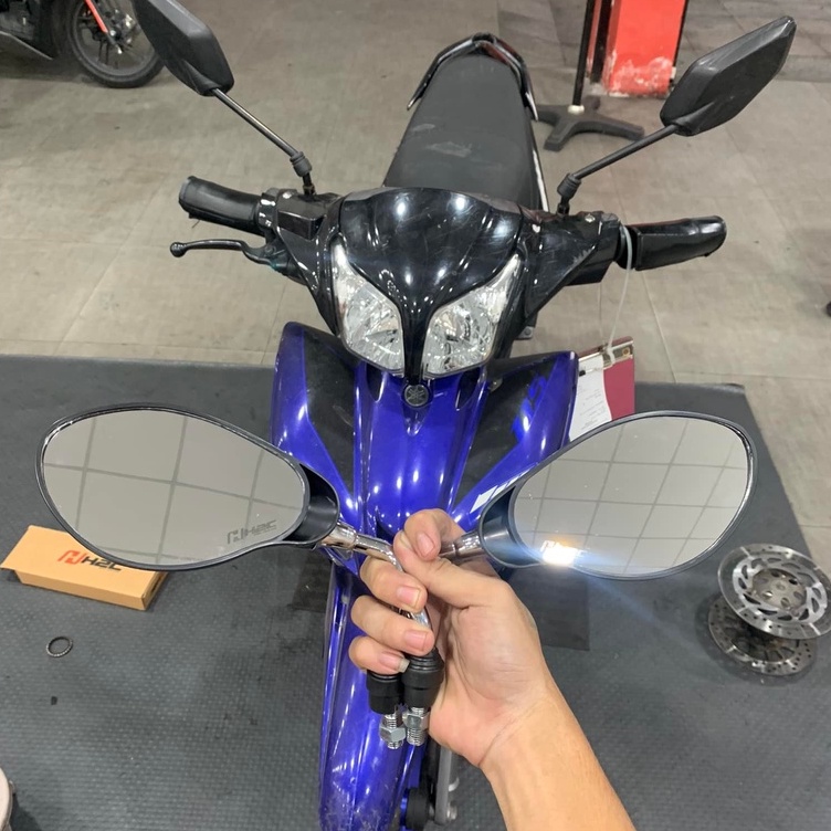 Kính H2C cho Yamaha chân titan (070737), Kính H2C cho Yamaha chân inox (070735)