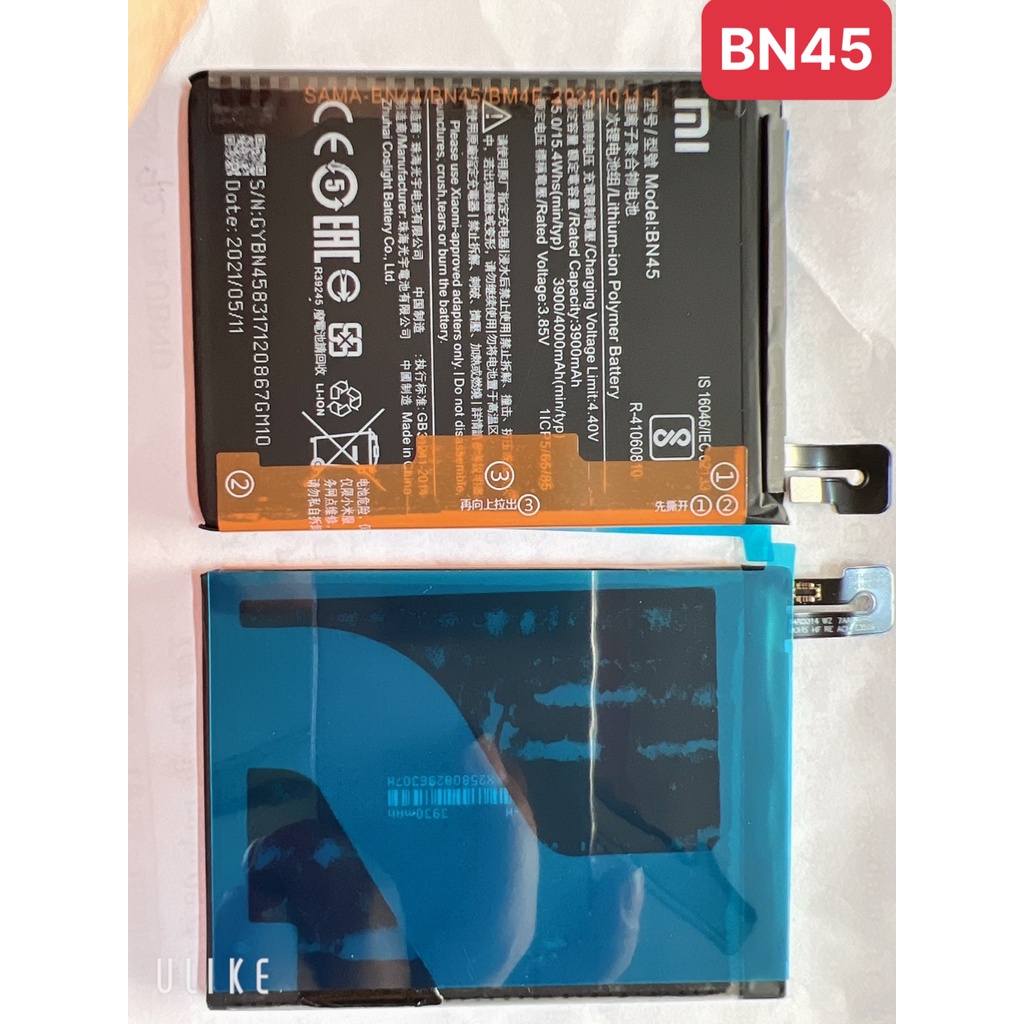 Pin Xiaomi Chính Hãng BN45 Dùng Cho Xiaomi Redmi Note 5 Pro / MEI7S, Dung Lượng 3900mAh