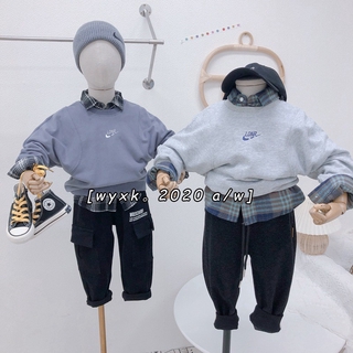 Áo Sweater Cổ Tròn Chất Liệu Cotton Thời Trang Cho Bé