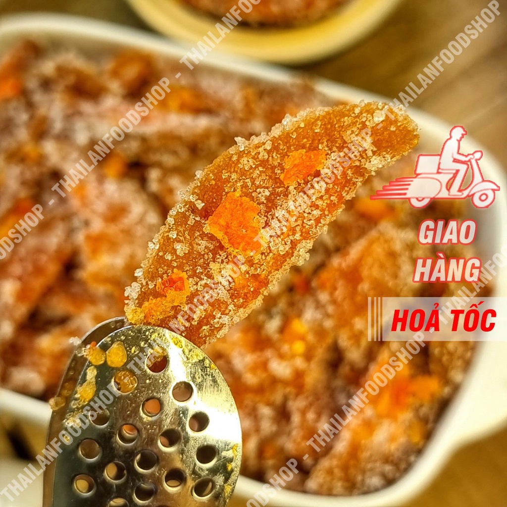 Mứt Cóc Cay Chẻ Lát Lon 500gr