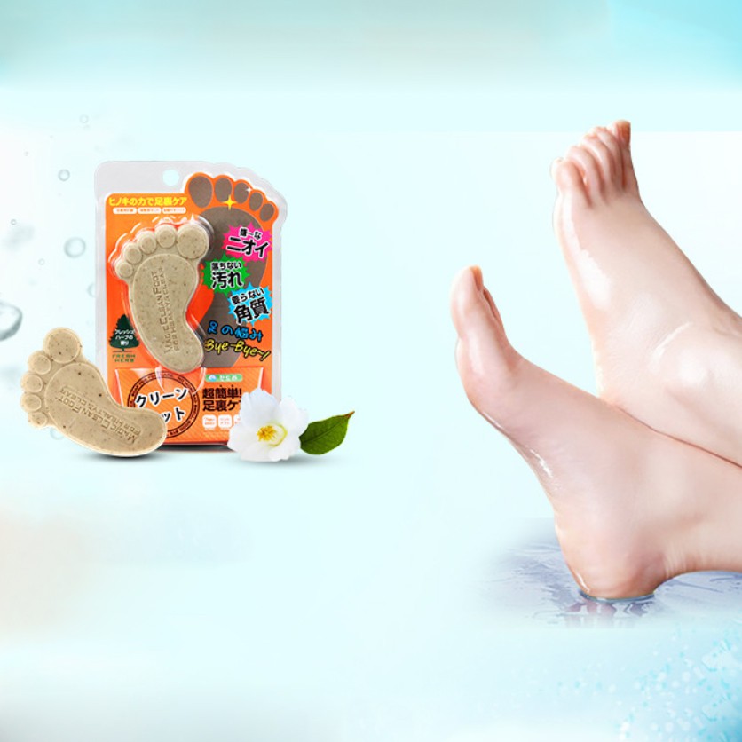 Xà phòng tẩy da chết, khử mùi hôi chân Magic Clean Foot Soap Hàn Quốc 70g