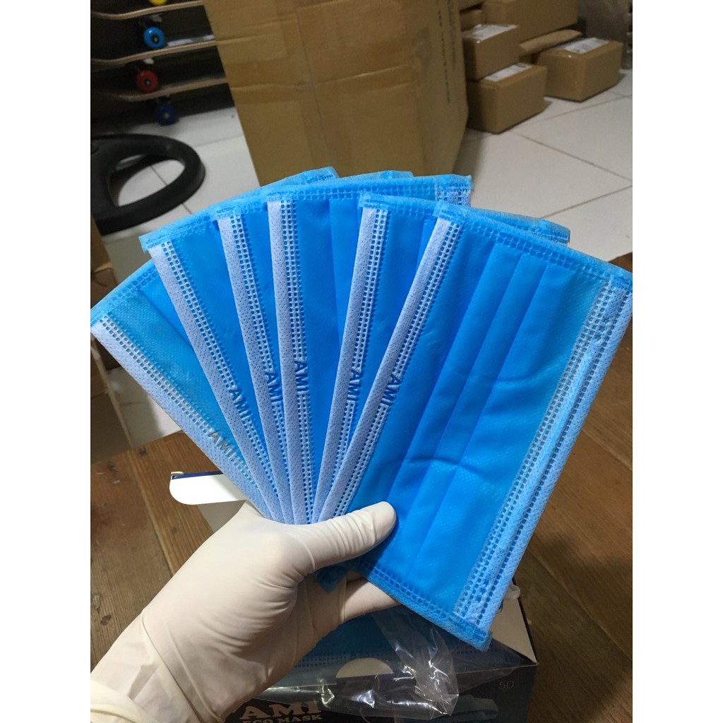 Khẩu trang(1 Hộp 50 Chiếc) Khẩu Trang Y Tế 4 Lớp AMI CAO CẤP  Kháng khuân | BigBuy360 - bigbuy360.vn