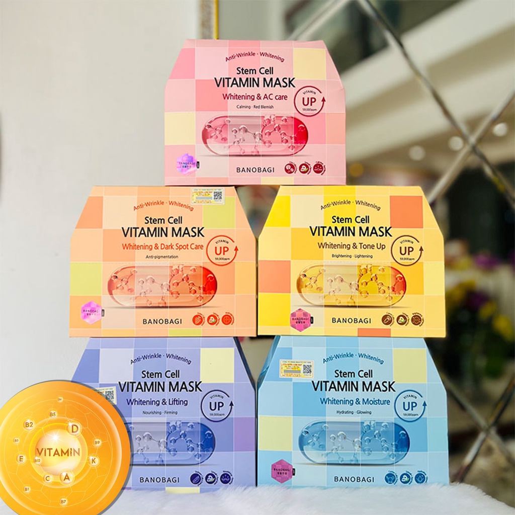 Lẻ Mặt Nạ Banobagi Hàn Quốc Mẫu Mới Vita Genic Jelly Mask Hộp - FRESH OFFICIAL | BigBuy360 - bigbuy360.vn