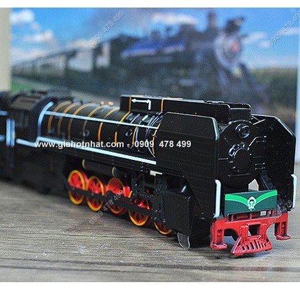 Mô Hình Sắt Đầu Tàu Hỏa Classic Xe Lửa Than Đá Và Toa Than Tỉ Lệ 1:87 - 7779d
