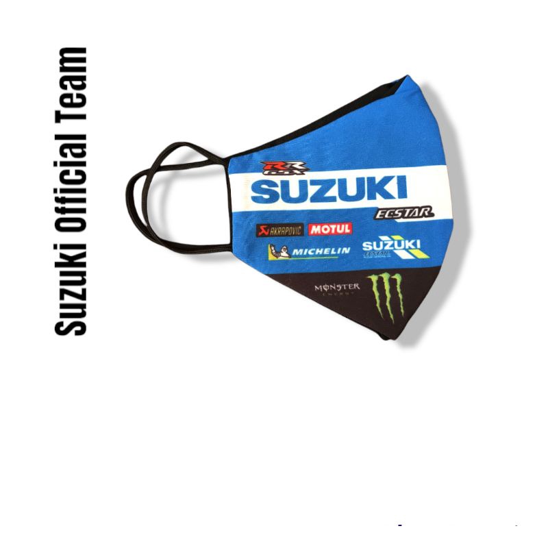 Khẩu Trang Xe Mô Tô In Logo Moto GP SUZUKI Độc Đáo Cá Tính