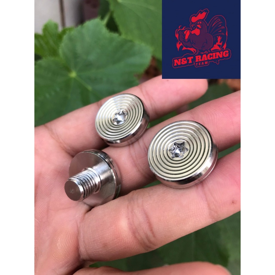 Ốc chân gương,Ốc chân kính Dù Inox304 mẫu Thailand mới nhất đồ chơi phụ kiện Exciter Winner Vario Vision SH Sirius Wave