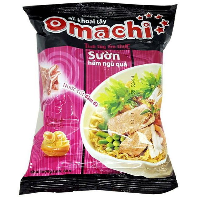 Mì tôm ÔMACHI (gói 80g)