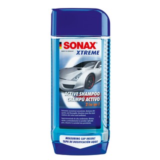Nước rửa xe ô tô làm sạch nhanh - Sonax xtreme active shampoo 2 in 1