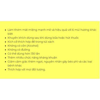Xịt thơm miệng Staycool nhập khẩu Anh Quốc 5 vị lựa chọn