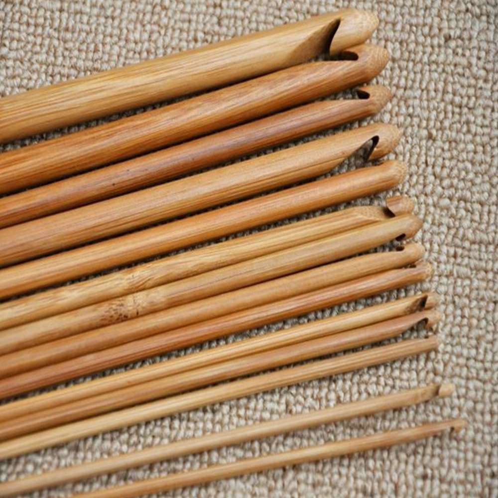 Set 12 kim móc đan len thủ công bằng tre chất lượng