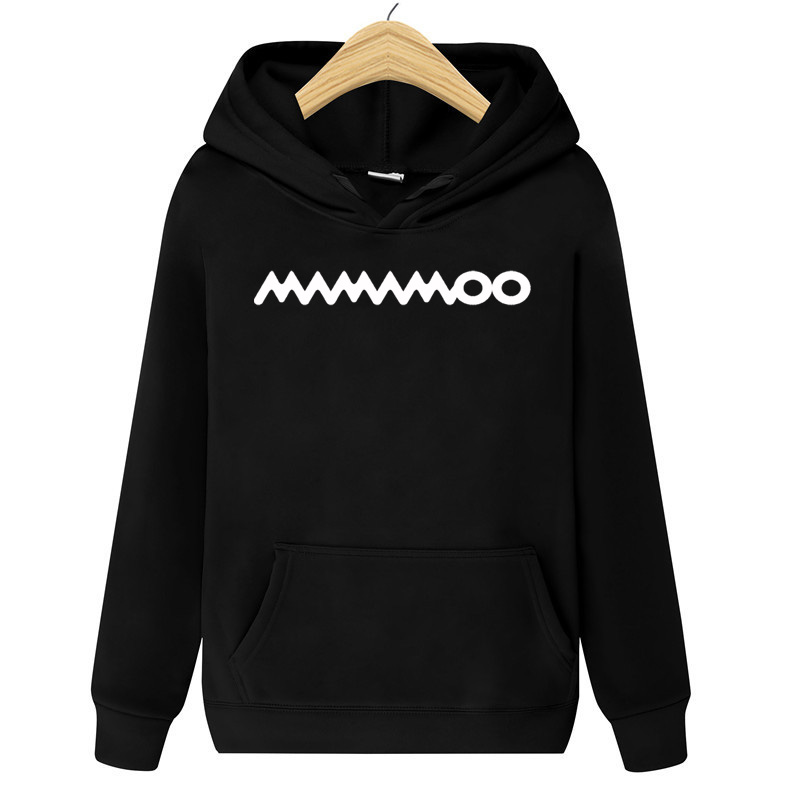 Áo Hoodie Màu Đen In Hình Nhóm Nhạc Ikon Thời Trang Cho Nam Nữ