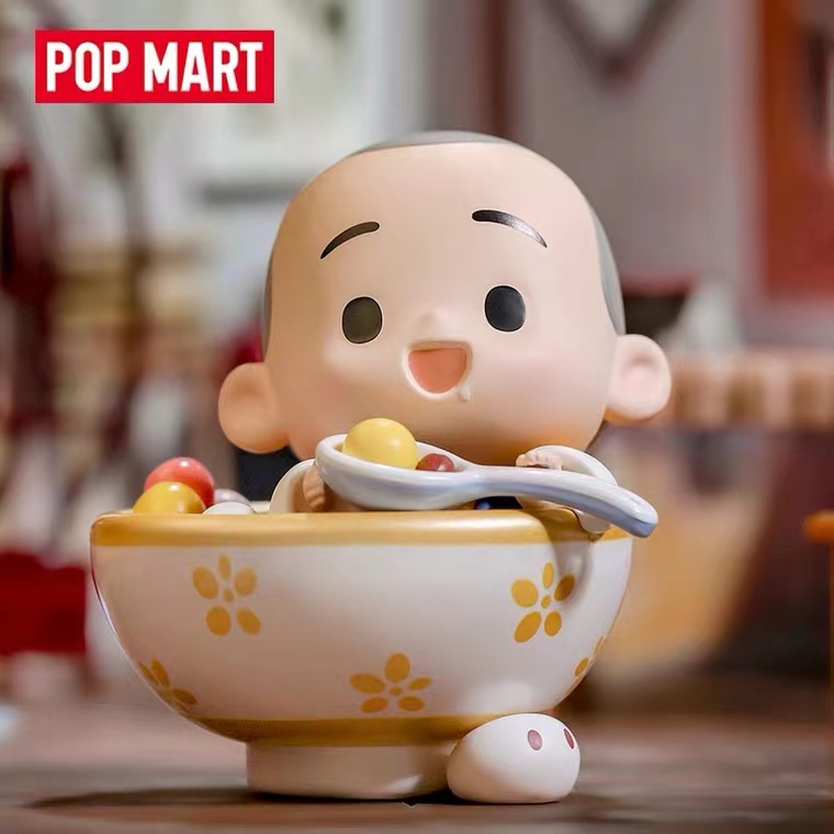 Yi Chan Búp Bê Pop Mart Dễ Thương Series Thức Ăn Trung Quốc Nhỏ Nhắn