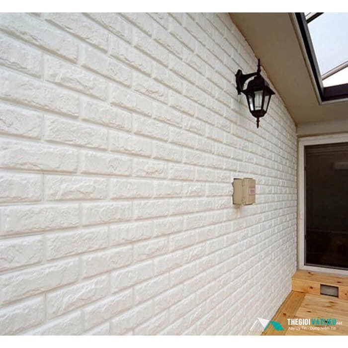 Xốp dán tường - xốp dán tường chống thấm 3 D giả gạch, Xốp Dán Tường 3 D Chịu lực, chống nước, chống ẩm mốc