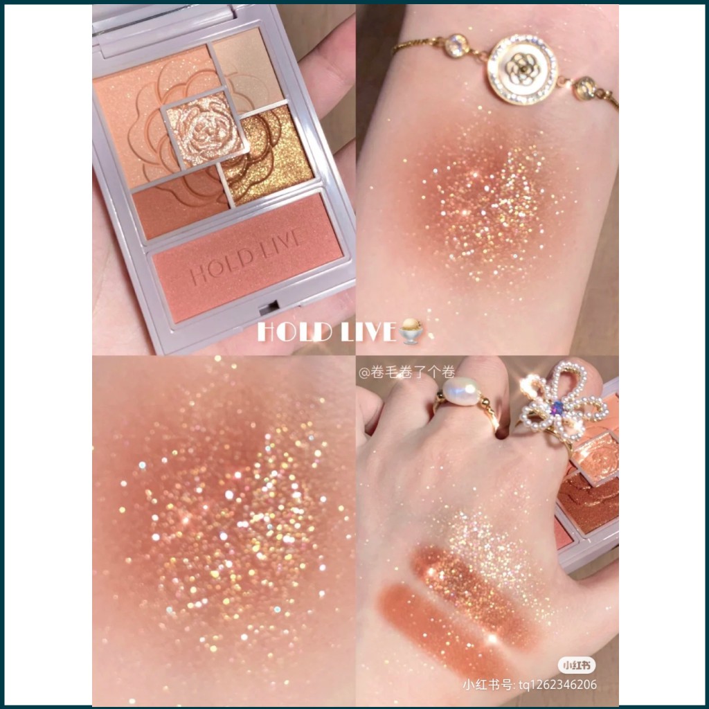 [Hàng mới về] Bảng Phấn Mắt Mịn Hold Live Trang Điểm Ánh Kim Lấp Lánh Thời Trang | BigBuy360 - bigbuy360.vn