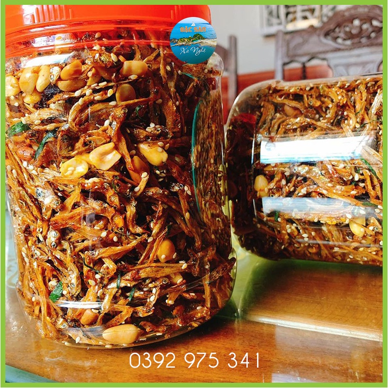 Cá cơm rim rang lạc vừng cá mờm đặc sản biển Cửa Lò sạch sẽ đảm bảo ATVSTP không chất bảo quản | BigBuy360 - bigbuy360.vn
