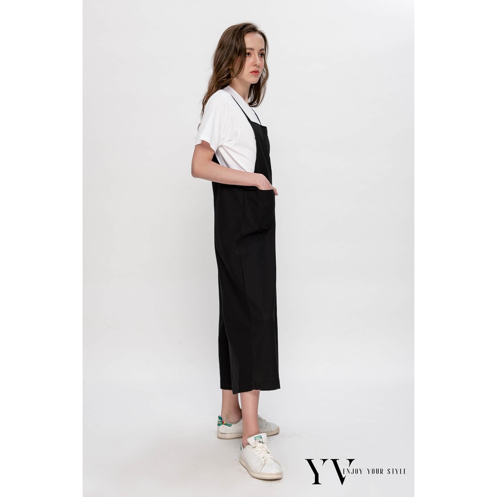 Yếm Linen Có Túi Đen - YV LE & CO | WebRaoVat - webraovat.net.vn