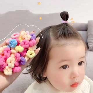 Dây cột tóc nhiều màu không đau cho bé gái