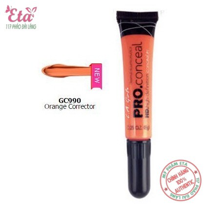 Che khuyết điểm LA GIRL Pro Conceal HD High Definition Concealer [Sẵn nhiều màu]