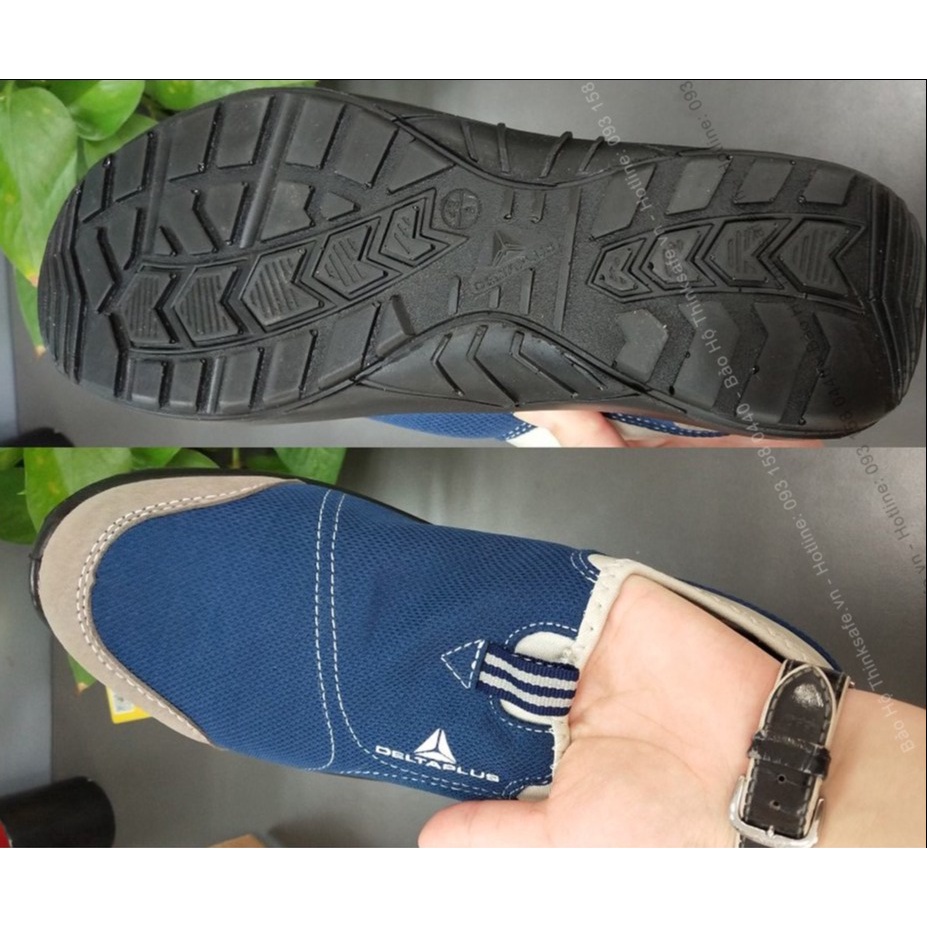 Giày bảo hộ lao động Delta plus Miami S1P chống dập ngón, chống tĩnh điện ESD, không dây (xanh) - Thinksafe