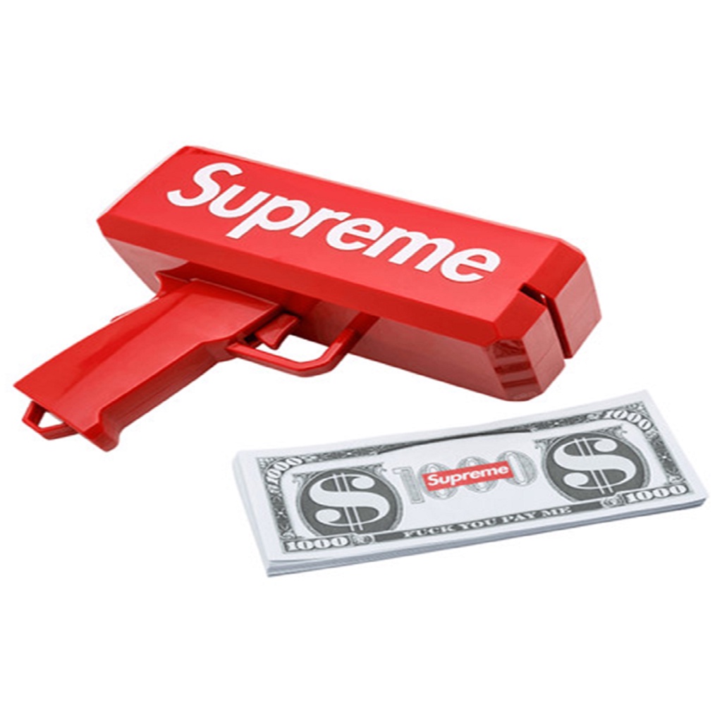 Súng bắn tiền Supreme đồ chơi giải trí