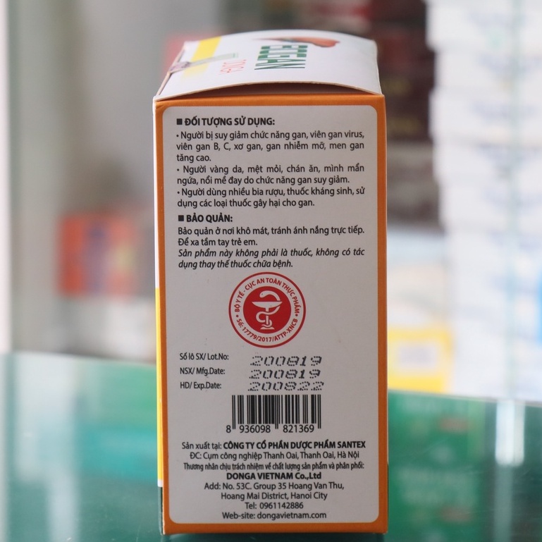 Bogan DongA - Hỗ trợ tăng cường chức năng gan, giải độc gan, hạ men gan (Hộp 5 vỉ x 10 viên) (Vietnam)