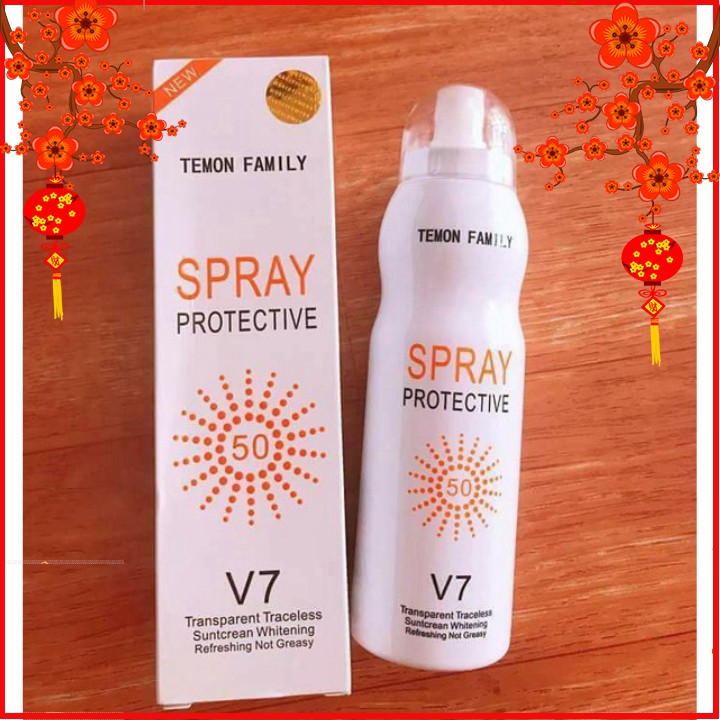 [ HOT ] KEM CHỐNG NẮNG DẠNG XỊT SPRAY PROTECTIVE V7 180ml