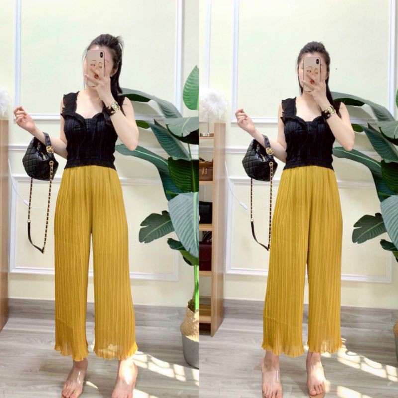 Quần voan lụa nhẹ tênh máy lịm frisize