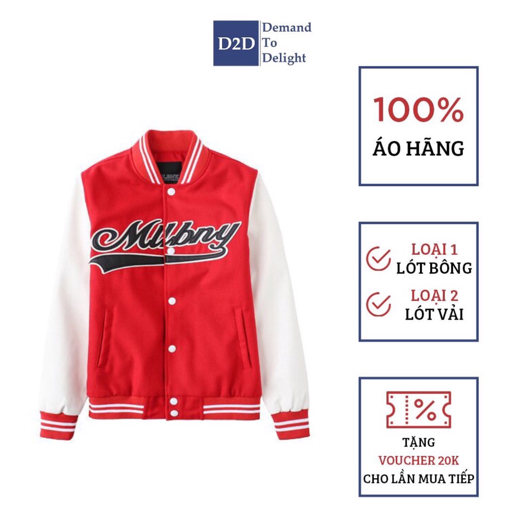 [HÀNG ORDER - ẢNH THẬT] 🔥 ÁO BOMBER MLBNY MÀU ĐỎ TAY DA PU UNISEX (FULL TAG) 🔥