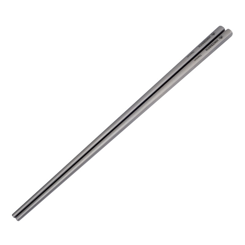 Đũa Hợp Kim Titan Trơn Màu Di Động Thân Thiện Với Môi Trường Mang Đi Du Lịch/Dã Ngoại/Cắm Trại Ngoài Trời Phong Cách Mới
