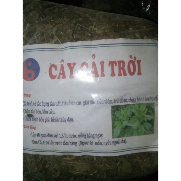 1 kg Cây Cải Trời khô hàng chuẩn nhà tự băm phơi