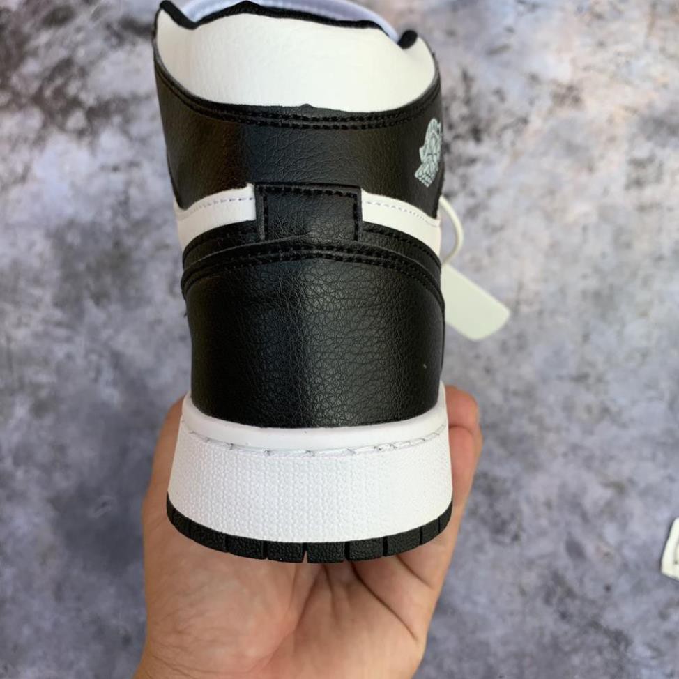 Giày JD1 high thể thao sneaker JORDAN 1 PANDA màu đen trắng cổ cao Hot trend nam nữ