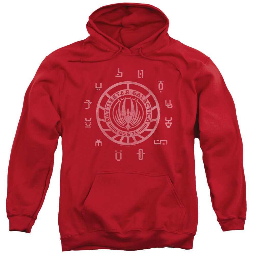 Áo Hoodie Tay Dài In Chữ Battlestar Galactica 12 Colonies Thời Trang Cho Nam