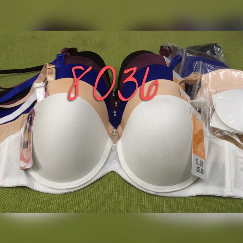 Áo (8036) trơn ngang ngực có độn mous