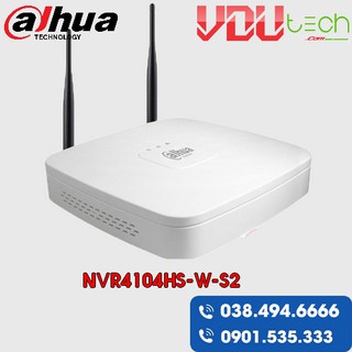 Đầu ghi hình IP Wifi Dahua NVR4104HS-W-S2 - 4 kênh