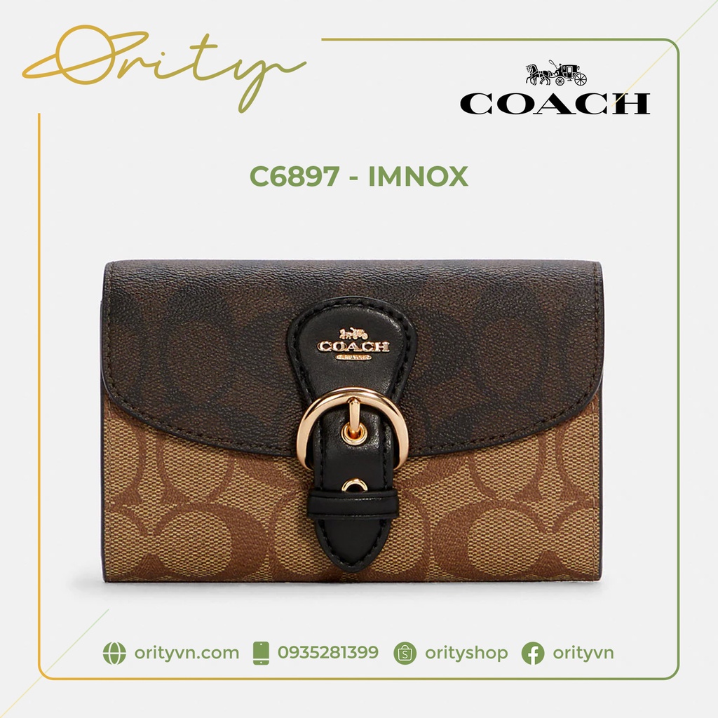 Túi xách / Bóp / Ví hàng hiệu COACH - Kleo Wallet C6897