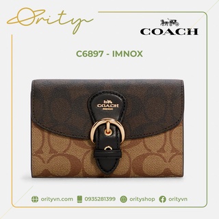 Túi xách / bóp / ví hàng hiệu coach - kleo wallet c6897