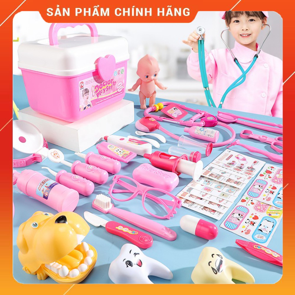 [CHẤT LƯỢNG] Đồ Chơi Dụng Cụ Y Tế Bác Sĩ Y Tá Nha Sĩ Khám Răng Cho Trẻ Em - Đồ Chơi Giáo Dục Cho Bé Trai Bé Gái