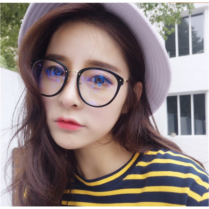 [Hàng loại 1] [Giá Cực Rẻ] Kính cận thời trang mắt tròn sang trọng TH-005 thời trang Hàn Quốc mới - Kính cận Unisex [Hàn