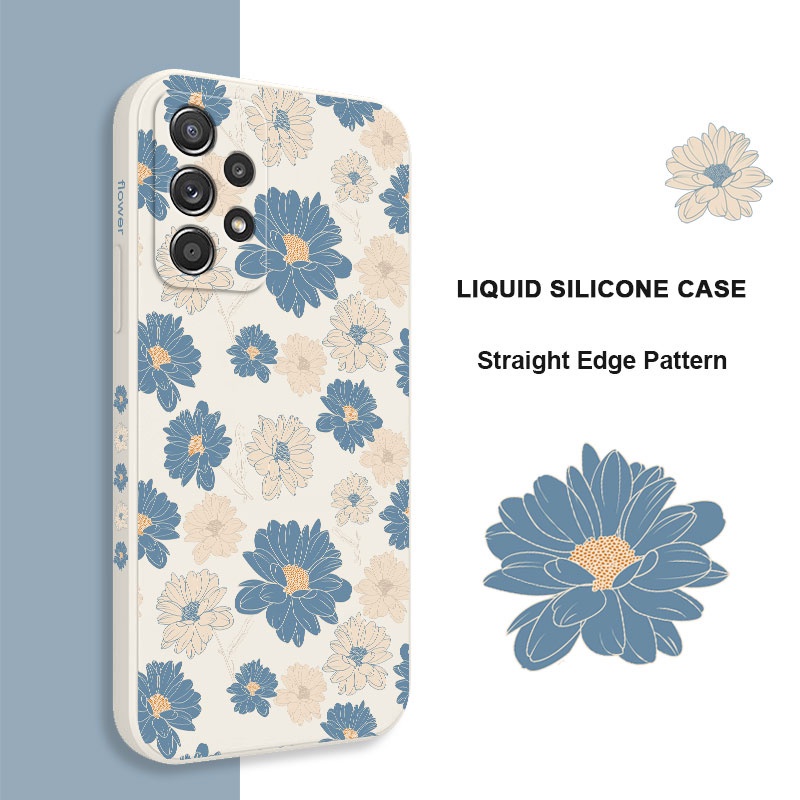 Ốp Điện Thoại Họa Tiết Hoa Truyền Thống Cho Samsung Galaxy A72 A52 A52S A42 A32 4G 5G