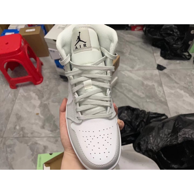 giày Air Jordan 1 Mid White Camo | Bản cao cấp