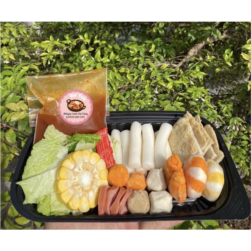 Set tokbokki thường thường 1-2 người ăn